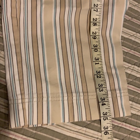 🍁 Ann Taylor Loft striped stretch pant 10 EUC - Picture 9 of 15